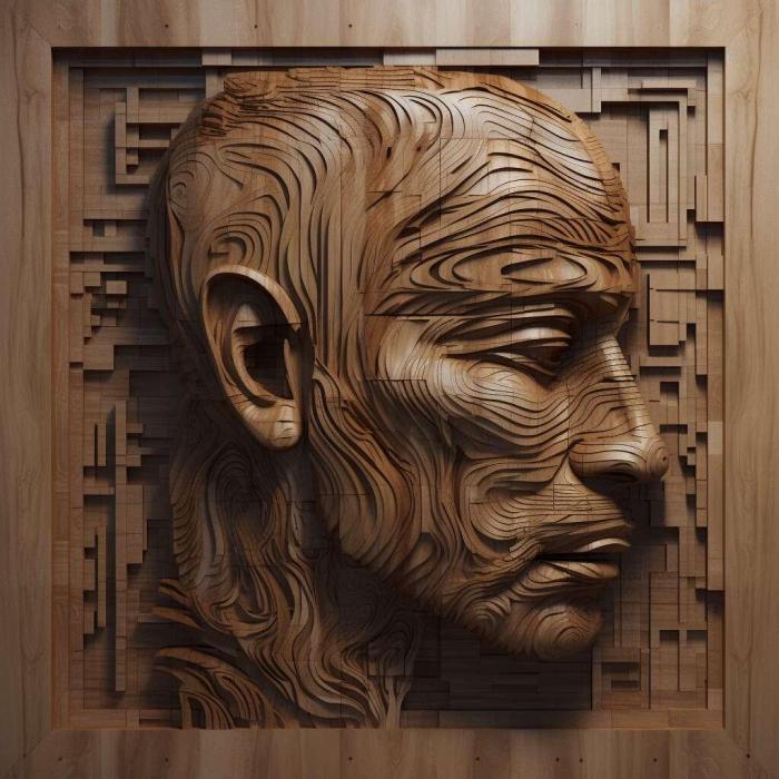 نموذج ثلاثي الأبعاد لآلة CNC 3D Art 